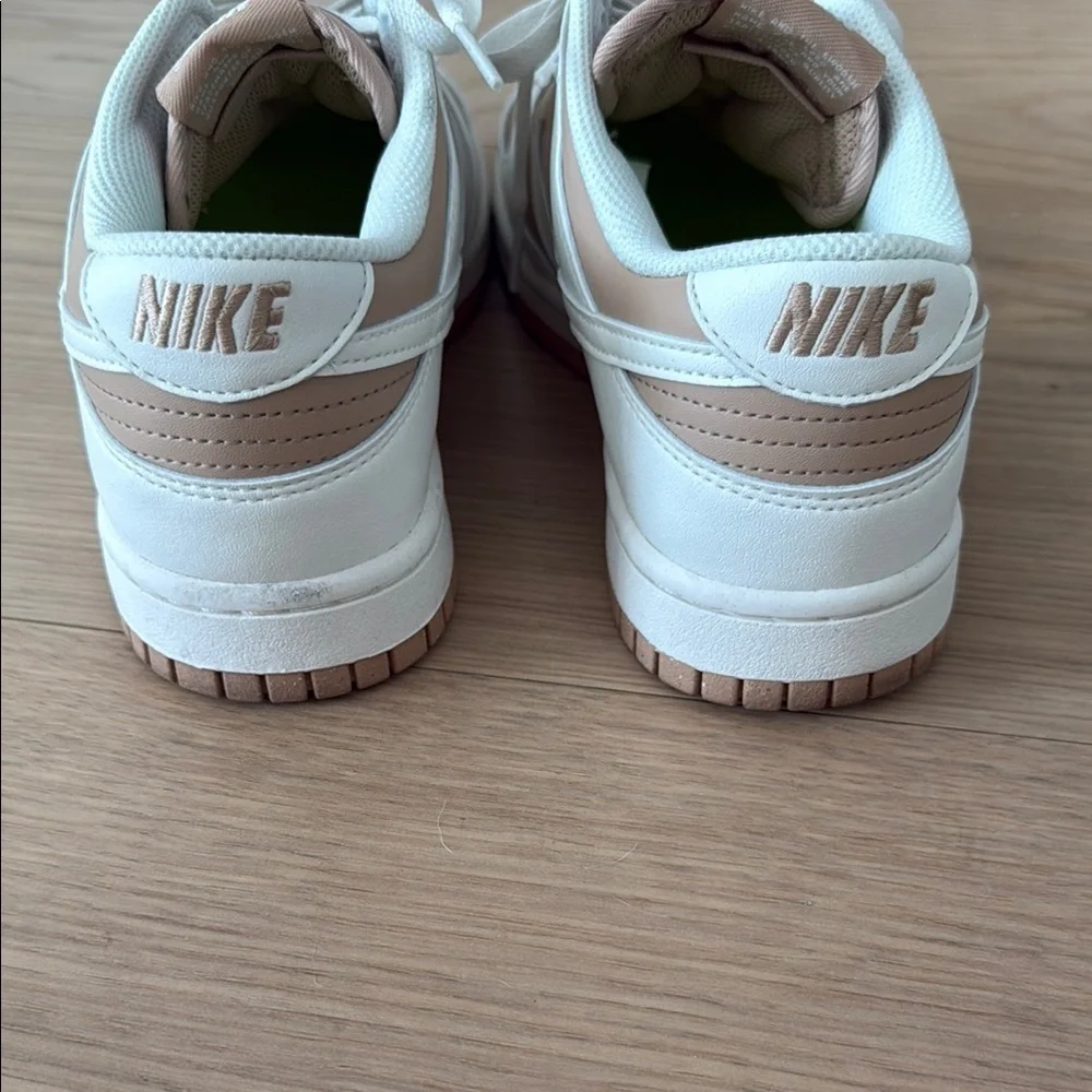 Nike | Womens Dunks low | White and Tan | 8.5 - Picture 7 of 10